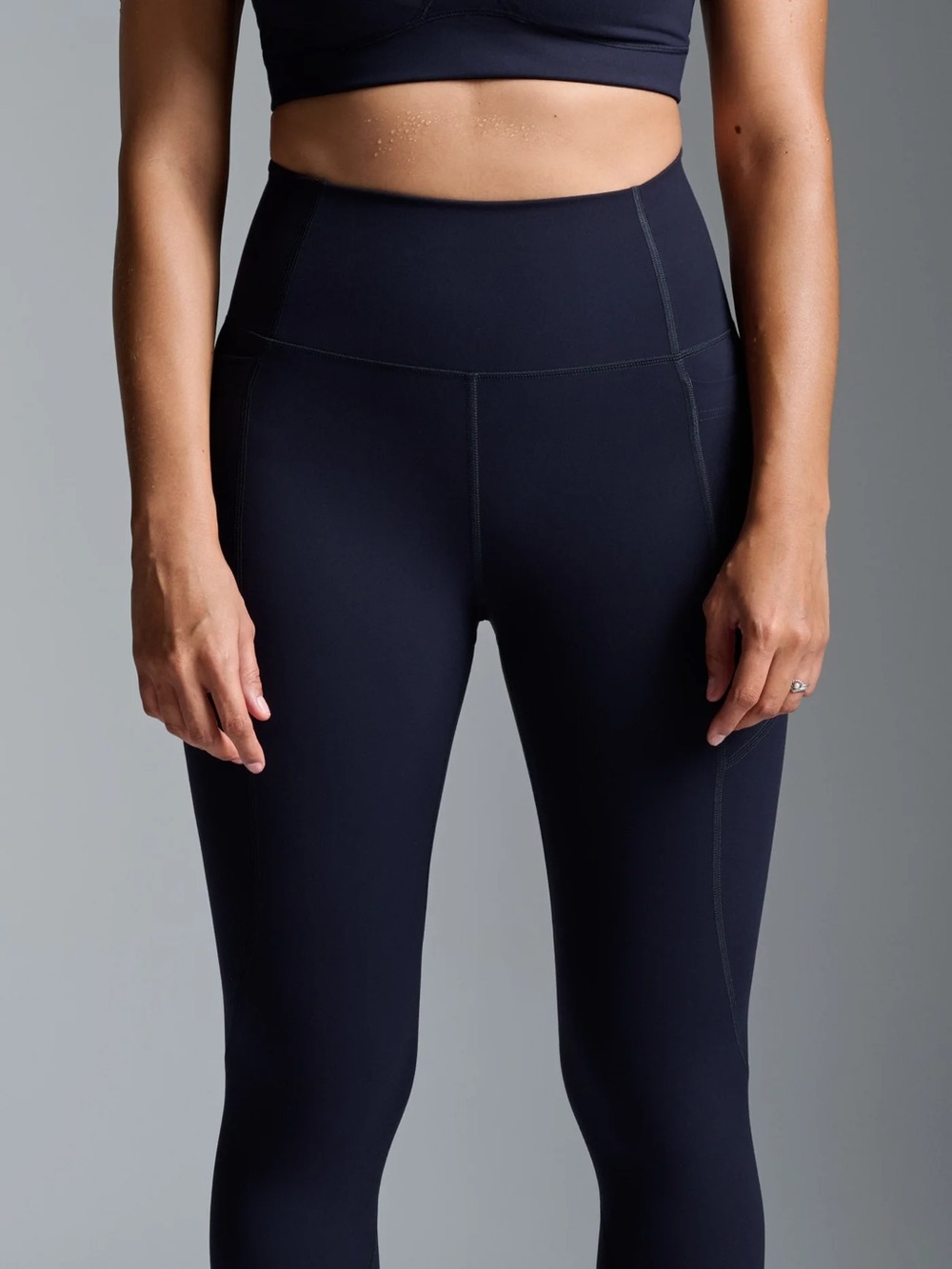 LNDR High-Rise Navy Leggings — Supportive Everyday Legging